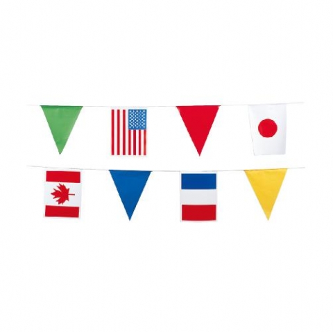 三角旗万国旗のれん