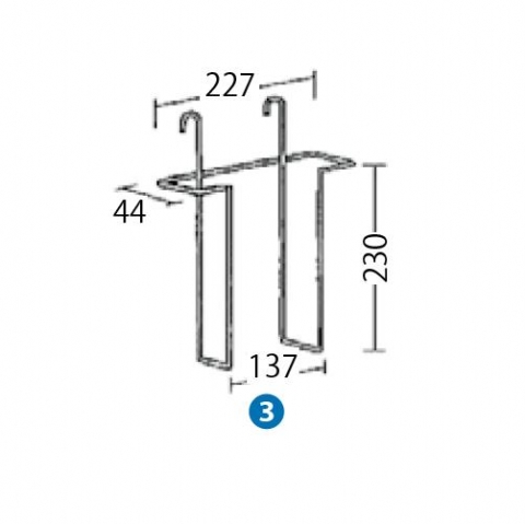ネット用カタログフック