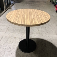 カフェテーブル(丸)ゼブラウッド