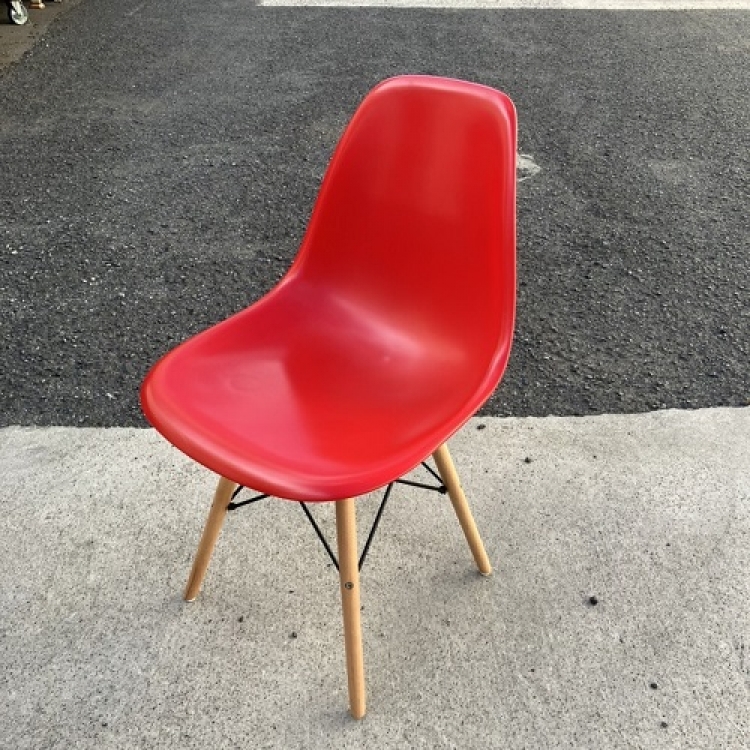 シェルサイドチェア(レッド)