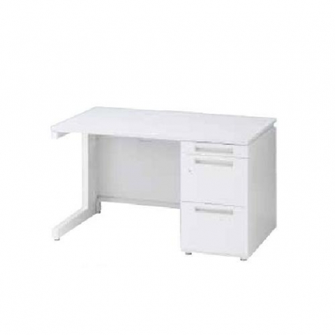 片袖デスク・ホワイト