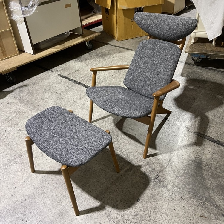 リクライニングチェア（ポポル） オットマン付