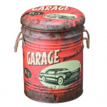 ペール缶スツール(A)レッド