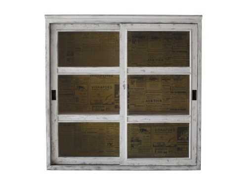 クィーンキャビネット(中段)ガラス引違い