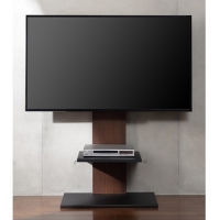 液晶用フロアスタンド(ロータイプ)ウォールナット