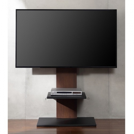 液晶用フロアスタンド(ロータイプ)ウォールナット