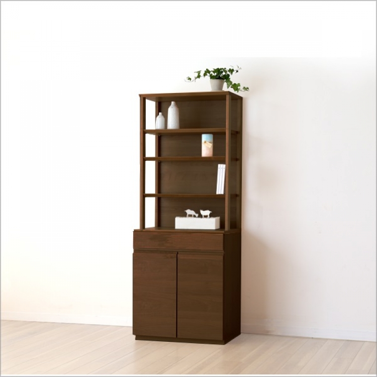 シェルフラック天板60(アスター)ウォールナット