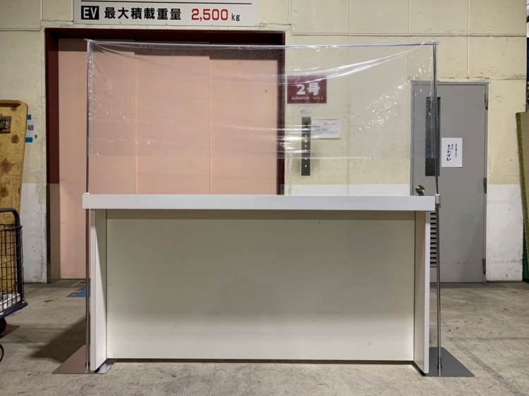 飛散防止カーテンスタンド