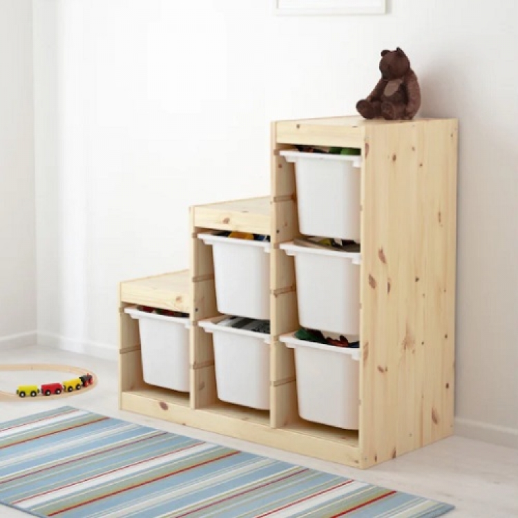 収納ボックス(トロファスト)ホワイト