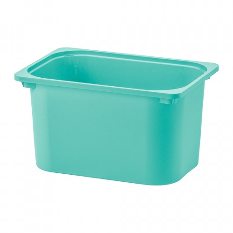 収納ボックス（トロファスト）ターコイズ