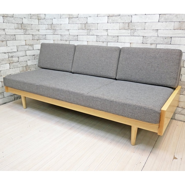 デイベッドソファ（ライトグレー）