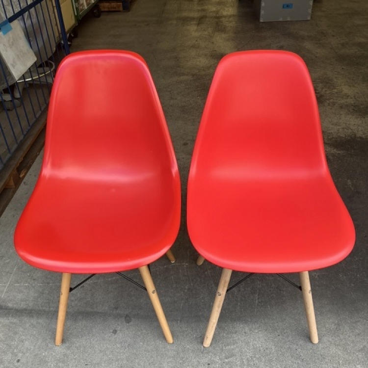 シェルサイドチェア(レッドB)