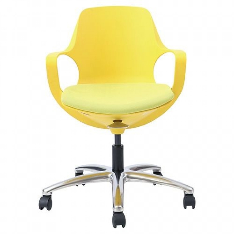 オフィスチェア（ポゴ）イエロー/マスタード