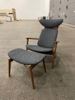 リクライニングチェア(ポポル) オットマン付