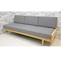 デイベッドソファ(ライトグレー)